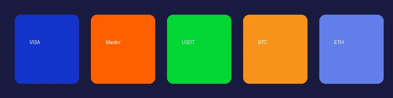 威尼斯人支持的支付方式图标